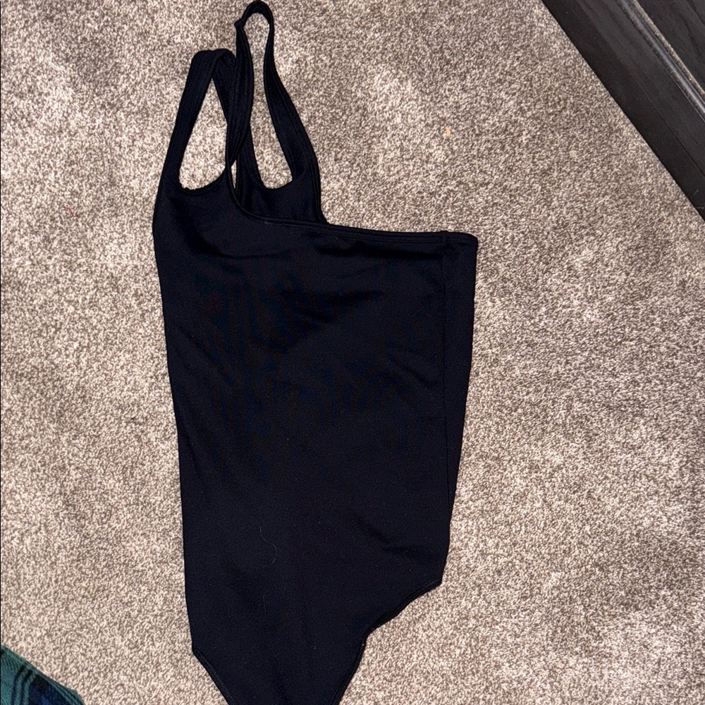 Classic Black Ribbed Tank Top for Women
